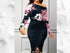 Floral Print Shirred Women&